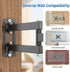 Full Motion TV Wall Mount with Swivel, Extension, and Tilt for 13-42 inch LED LCD TVs, Holds up to 44 lbs