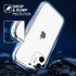 TENOC Phone Case Compatible with iPhone 11, Non-Yellowing Clear Protective Bumper Hard Back Cover for 6.1 Inch