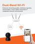 SensForge 2.5K 360 2-Day 64GB (1, Pan-Tilt Security Camera, Dual-Band WiFi Camera for Home, Free AI Human & Pet