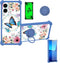 jioeuinly BLU G53 Case Compatible with Pinwheel Genesis 1, with Tempered Glass Screen Protector, Ring Support, Luminous