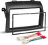 NuIth Double DIN Radio Dash Kit W/Radio Wire Harness for 2004-2010 Toyota