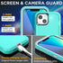 AICase iPhone 13 Mini Case (5.4") - Rugged, Heavy Duty, Shockproof, Dust Proof, with Glass Screen Protector.
