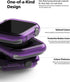 Ringke Slim Anti-Yellowing Material Case for Apple Watch Series 6, 5, 4, SE (2020), SE (2022) 40mm - Clear & Purple