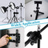 1/4" 0.87", 2Pcs PATIKIL Clamping Screw Knob x Aluminum Alloy t Shaped Camera Thumb Screws for DSLR Flash Bracket Light