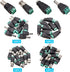 40PCS DC 12V Male Female Power Connector - 5.5 x 2.1mm Power Jack Plug Adapter for CCTV Coaxial Cable