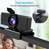 LITEPRO 1080P Webcam with Microphone & Privacy Cover, HD Web Computer Camera, USB Plug and Play Laptop PC Desktop