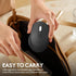 Guiheng Mouse,Portable(BT5.2+USB Wireless Bluetooth Mouse,Dual Mode Rechargeable Silent Slim Laptop Receiver) Computer