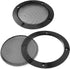 Facmogu 2PCS 4in Black Round Speaker Grills Cover, Metal Mesh Replacement for 4 Inch Woofer Speakers