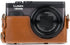 MegaGear MG1260 Ever Ready Leather Camera Case for Panasonic Lumix DC-ZS80, DC-ZS70, DC-TZ95, DC-TZ90 - Light Brown