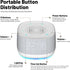 5.4, 14 1000mAh Sound Machine & Clock with Bluetooth Soothing White Noise Sounds, Night Light, Sleep Timer, Portable
