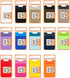 Sinjimoru Basic Cell Phone Wallet Stick on, Card Holder for Back of Phone, Adhesive Stretchy iPhone Wallet, Sinji Pouch