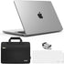 IBENZER Compatible with 2024 2023 2022 MacBook Air 13 inch Case - Hard Shell, Sleeve, Keyboard Cover, Type-C Adapter