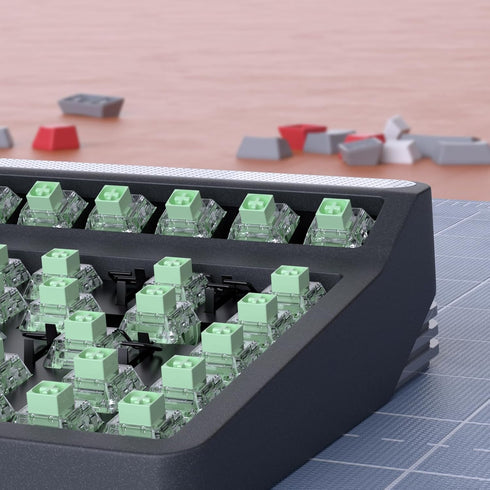 Kailh Box Bamboo Switch, 55gf Clicky Heavy 3pin Switches, IP56 Water-Proof, Compatible MX, 45pcs (Box Bamboo)