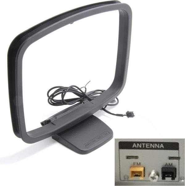 Ancable Replacement AM Antenna, 2-Pin Mini Connector for Sony Compact Disc Receiver Models