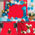 LYLYCTY 7X10 Red Backdrop for Photoshoot, Professional Photo Backdrop Background Curtain for Product Photography