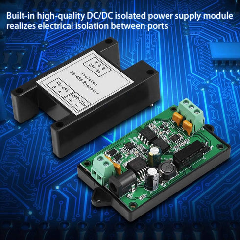 RS-485 Repeater, Industrial Grade Amplifier Isolated Converter for Attendance Machine, IC Card Charging System