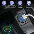 Qidoe 36W Dual QC3.0 USB Power Charger Socket, Waterproof 12V USB Outlet with Touch Switch for RV Motorcycle Boat