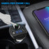 Criacr Aux Bluetooth Adapter for Car - Hands-Free Call Dual Ports Charger, FM Radio Transmitter Receiver, Mp3 Audio