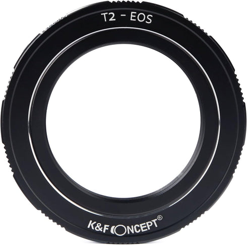 K&F Concept Lens Mount Adapter T-Mount, Screw Mount SLR Lens to Canon EOS (EF, EF-S) Mount SLR Camera Body