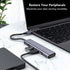 USB C to HDMI Adapter Dex Dock for Galaxy S25/S24/S23/S22/Note20/TabS9/S8/S7, 4K HDMI, Type-C Hub with Audio Jack