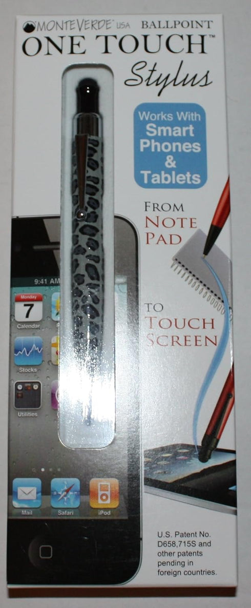 Monteverde Ballpoint Pen & One Touch Stylus (Grey Skins)