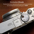 SmallRig Hot Shoe Cover for FUJIFILM X100VI, X100V, X-T4, X-T3, X-E4, X-T50, X-T30, Silver