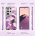 i-Blason Cosmo Series Case for Samsung Galaxy S21 Ultra 5G, Slim Stylish Protective Case (Amethyst)
