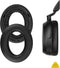 Geekria QuickFit Replacement Ear Pads for Sennheiser Momentum 4 Wireless Over-Ear Headphones, Ear Cushions (Black)