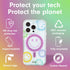 Sonix Case for iPhone 14 Pro Max, Compatible with MagSafe, 10ft Drop Tested, Glitter Smiley