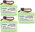 Kastar 3-Pack AAAX3 3.6V MSM 1000mAh Ni-MH Rechargeable Battery for Uniden Cordless Phone Models