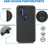 Anloes Heavy Duty Case for Moto G Pure 2021/G Play 2023/G Power 2022, Shockproof Dustproof Protection (Black)