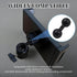 Vvluvva 1" 1-Inch Double Ball Mount Arm Adapter, Heavy-Duty Black Aluminum Alloy Ball Extension Connector