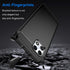 Osophter Shock-Absorption Flexible TPU Rubber Protective Cell Cover for T-Mobile Revvl 7 5G (Black)