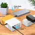 Mini Video Projectors, 720P Movie Projector, 24 to 60in Screen Projection, Eye Friendly LED for Home Outdoor Theater