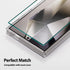 Whitestone DOME GLASS Screen Protector for Galaxy S24 Ultra - 9H Tempered Glass, Easy Installation Kit - 2 Pack