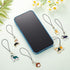 Kawaii Alloy Phone Strap Charms Pendants Decoration for Cell Phone Keychain Bag