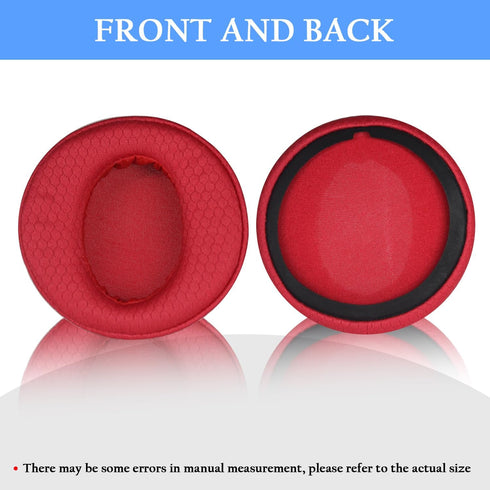 Quick Fit Replacement Earpads for Sony MDR-XB950BT XB950B1 XB950N1 XB950AP Bluetooth Headphones (Red)