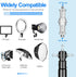 EMART Adjustable Ring Light Wall Mount Boom Arm, 51 in/130cm Overhead Light Stand for Camera, Photography Lighting