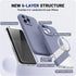 iPhone 14 Pro Max Case - Shockproof Silicone, 3 in 1 Magnetic, Designed for MagSafe, 6.7" + 2X Screen Protectors