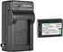 Kastar 1-Pack Battery and AC Wall Charger Replacement for Sony DCR-SR62, DCR-SR65, DCR-SR77,