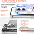 I-MGAE-IN-AR Holographic iPhone 11 Case, Clear Designs with Shockproof Bumper for Women Girls - 6.1 inch
