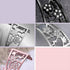 Bling Bracelets Compatible with Apple Watch Band - 46mm/45mm/44mm/42mm Stainless Steel Dressy Jewelry