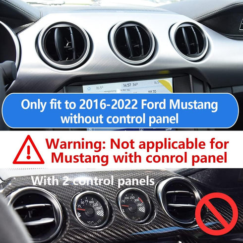 LUNQIN Car Phone Holder for 2015-2023 Ford Mustang, Auto Accessories Navigation Bracket, Mobile Cell Phone Mount