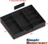 Simple Houseware Desk Monitor Stand Riser with Adjustable Organizer Tray - Black