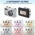 WANDMANICOS 1080P 32GB 0.96IPS Retro Mini Digital Camera HD Video RecorderPortable Keychain Video Camera with Card