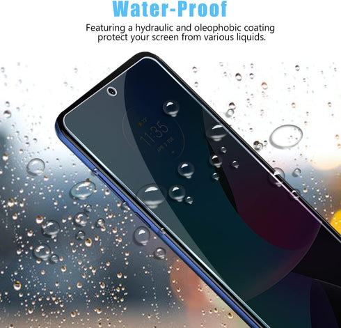 [2 Pack for Boost Celero 5G (2024) / Celero 3 5G Privacy Screen Protector, 9H Anti Spy Tempered Glass Film