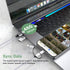 MTAKYI Multi 5 in 1 Universal USB Charging Cable, 3M/10FT USB A/Type C to Lightning+Type C+Micro USB Nylon Braided Sync