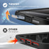 TIESZEN iPhone 15 Pro Max Case: Dustproof, MagSafe Compatible, 9H Tempered Glass & Privacy Screen Protectors, Upgraded