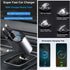 Retractable Car Charger Fast Charging, 66W 4-in-1 USB C Adapter, Compatible with iPhone 15/14/13/12 Pro Max, iPad,