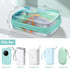 Fintie Protective Case for Phomemo D30 D35, NELKO P21, NIIMBOT D11 Label Maker - Portable Bluetooth Label Printer Holder, Shockproof Hard Shell Carrying Case with Mesh Pocket, Emerald Marble
